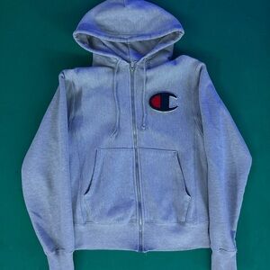 Champion Kids Gray Zip-Up Hoodie